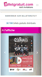 Mobile Screenshot of billetgratuit.com